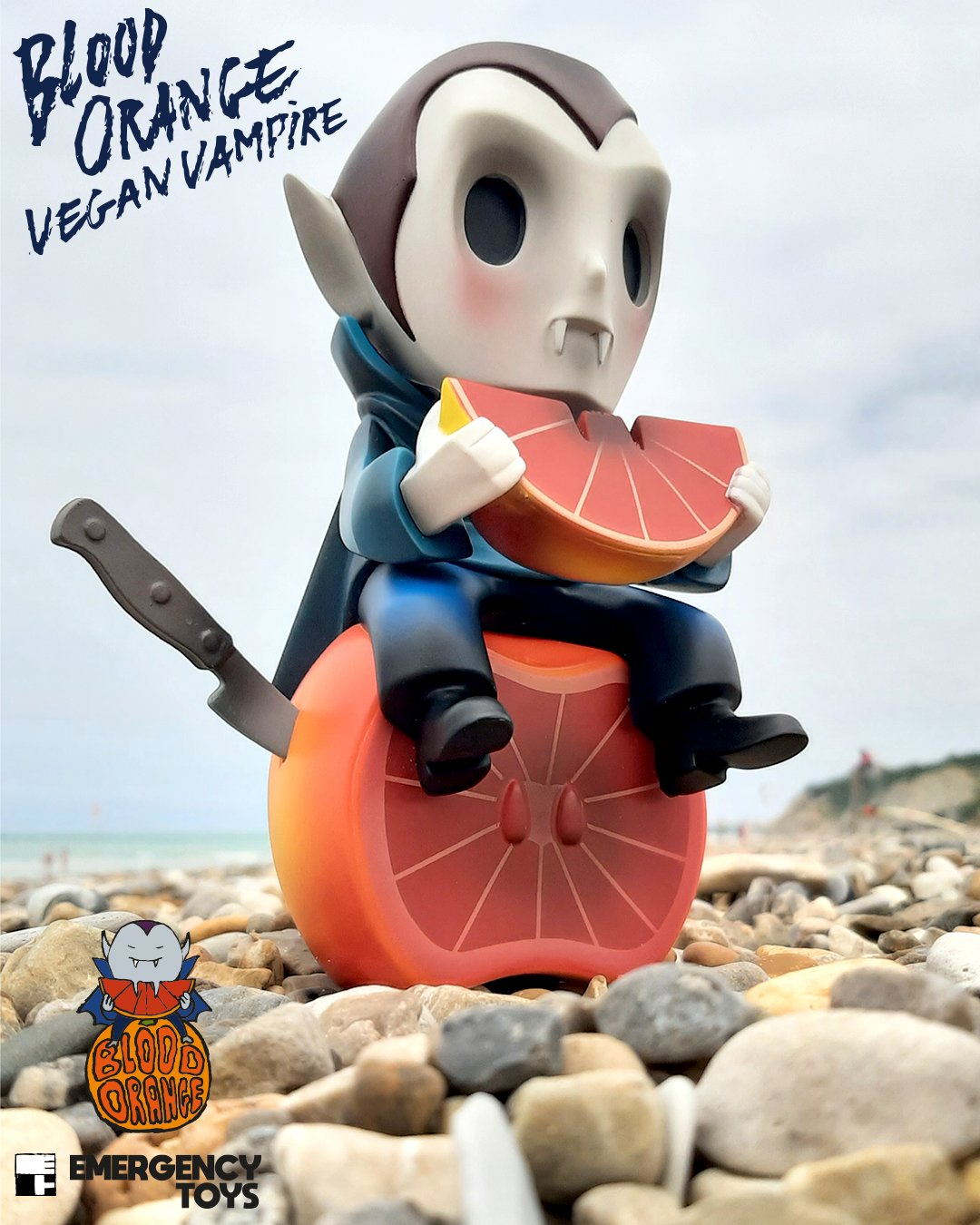 Blood orange vegan vampire | EMERGENCY TOYS